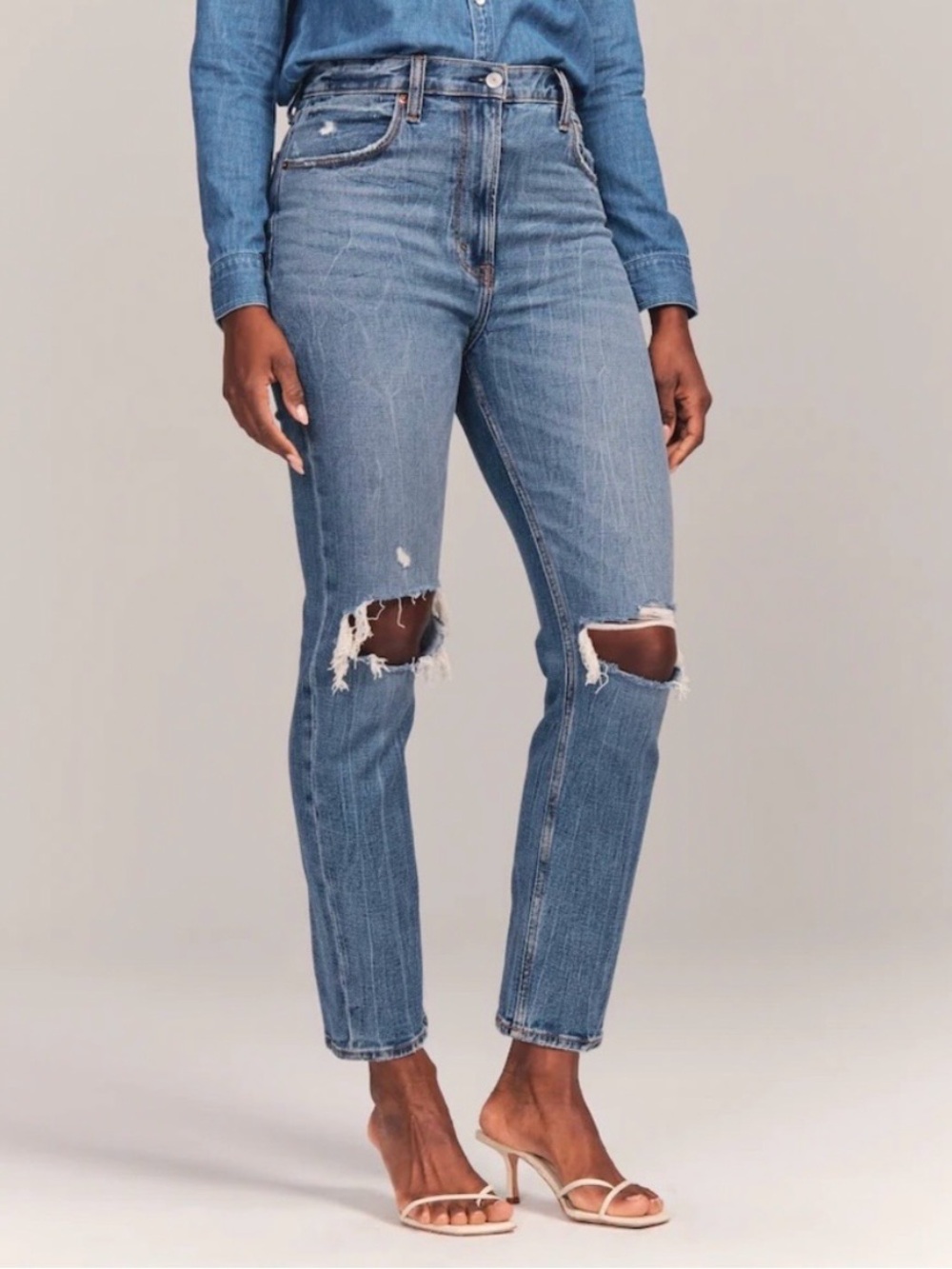 Abercrombie & Fitch The 90s Skinny High Rise Jeans